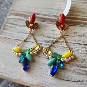 Lulu Frost signed chandelier earrings